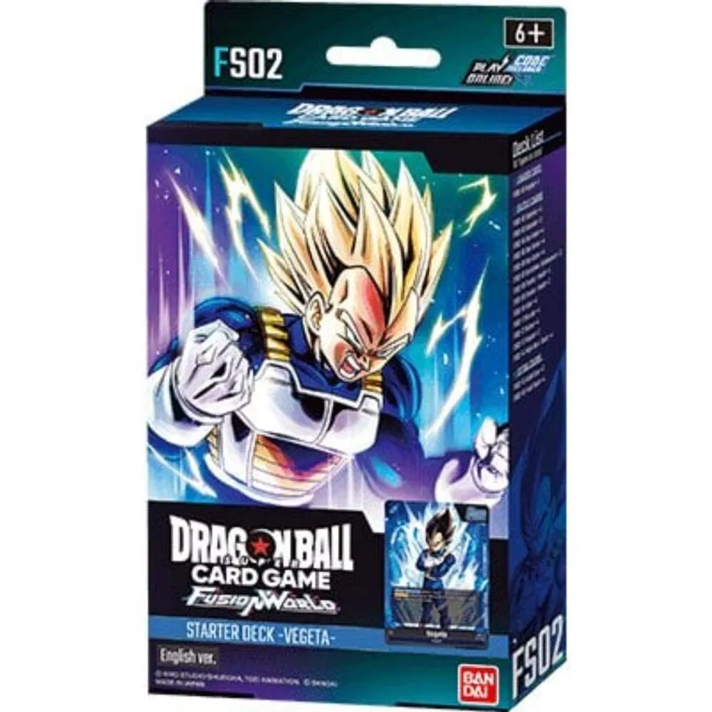 Dragon Ball Super Starter Deck Vegeta FS02 Fusion World Jeu de Cartes