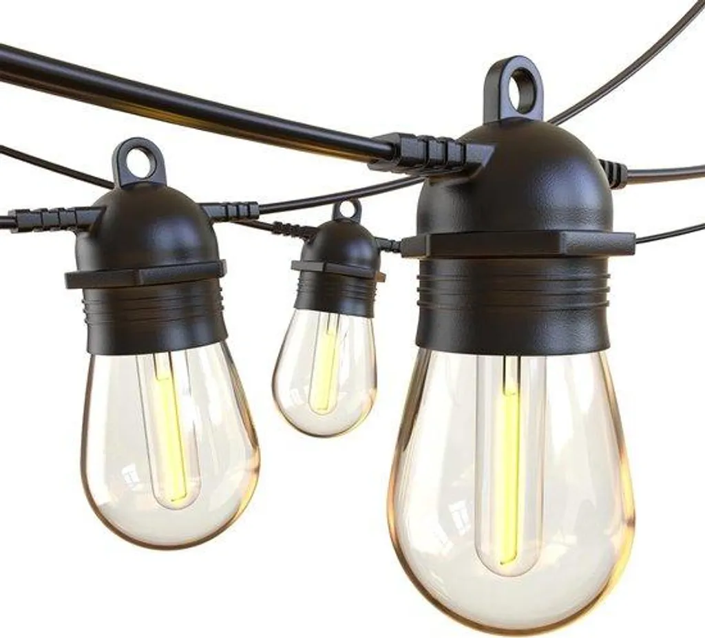 Guirlande lumineuse S14 de 31m étanche IP65 avec 32 ampoules LED