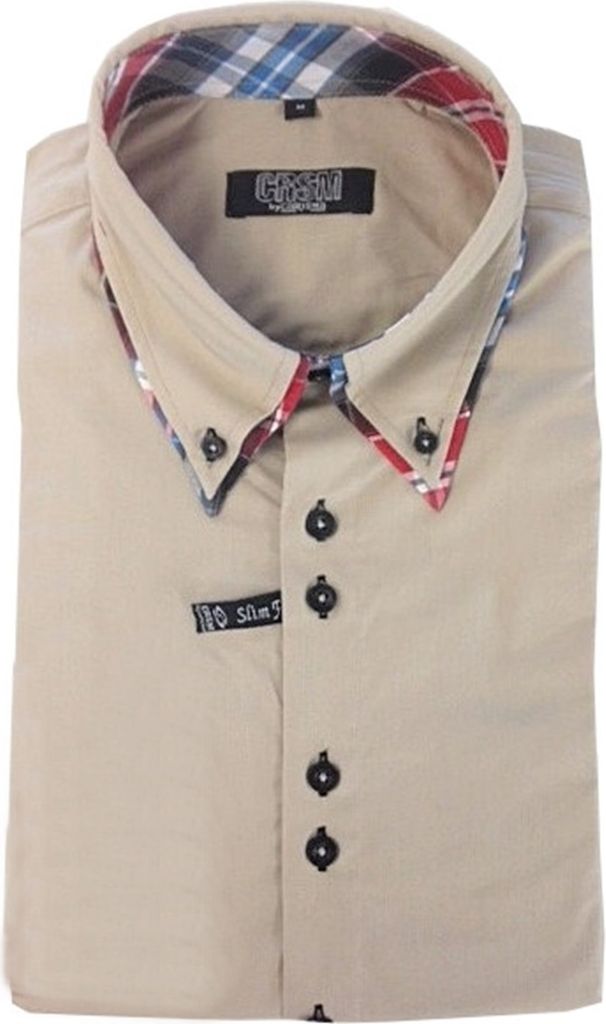 Brandneu Designer Hemd CARISMA CRMH-110 Beige XXL