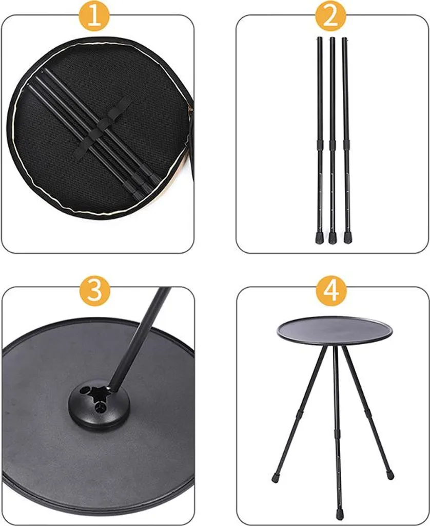 Table de voyage pour sac à dos idéale pour le thé et le camping sauvage