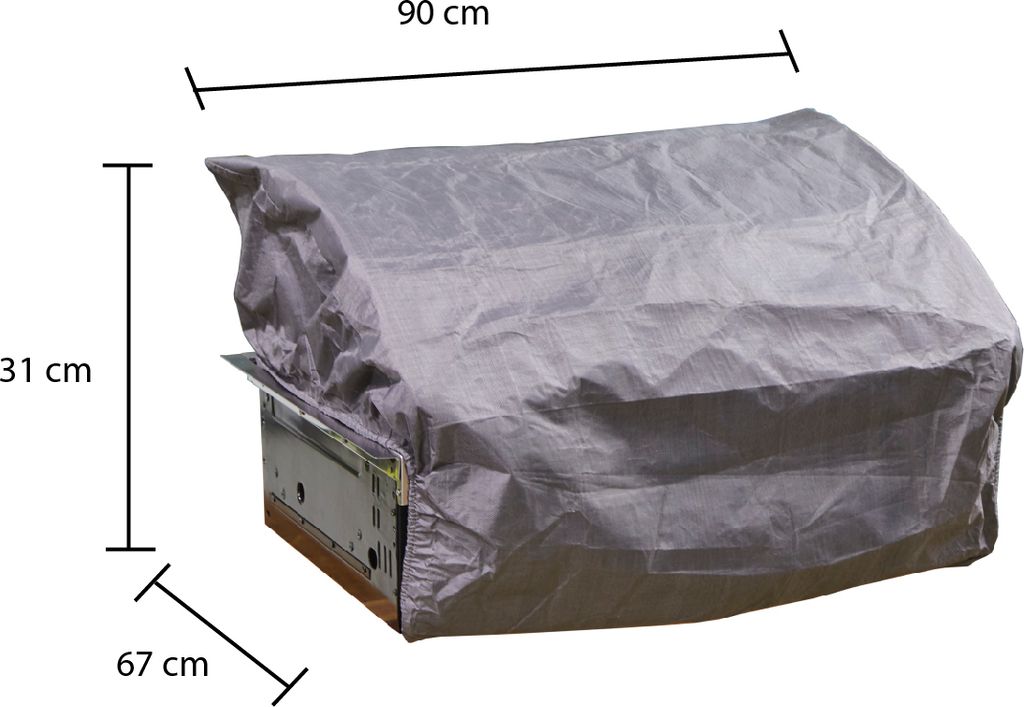 Winza Outdoor Covers - Grillzubehör - Grillschutzhüllen - Premium Grillabdeckung - BBQ Einbau - 90x67x31 cm