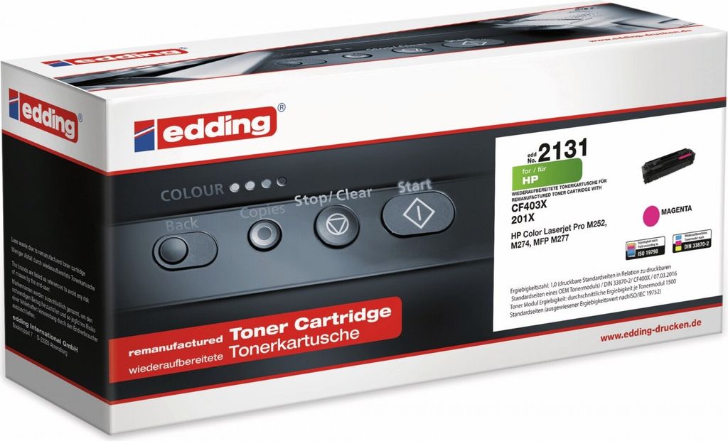 edding Toner 18-2131 wie HP CF403X magenta