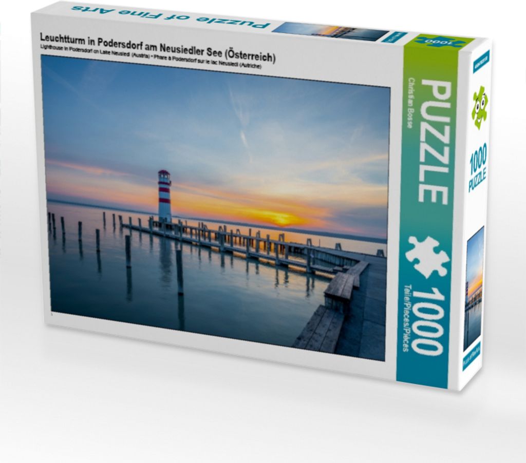 Calvendo Leuchtturm in Podersdorf am Neusiedler See (Österreich) 1000 Teile Puzzle quer 640x480mm, Bosse Christian; 7412791