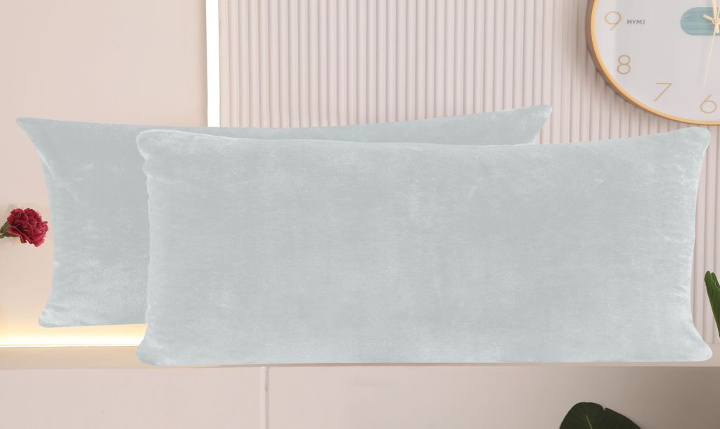 2 Geister Kissenbezüge 30x50cm - Süße Halloween Deko