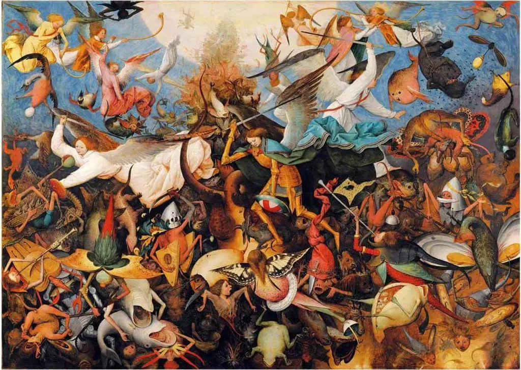 Grand puzzle classique de 3000 pièces - La chute des anges Anatolien
