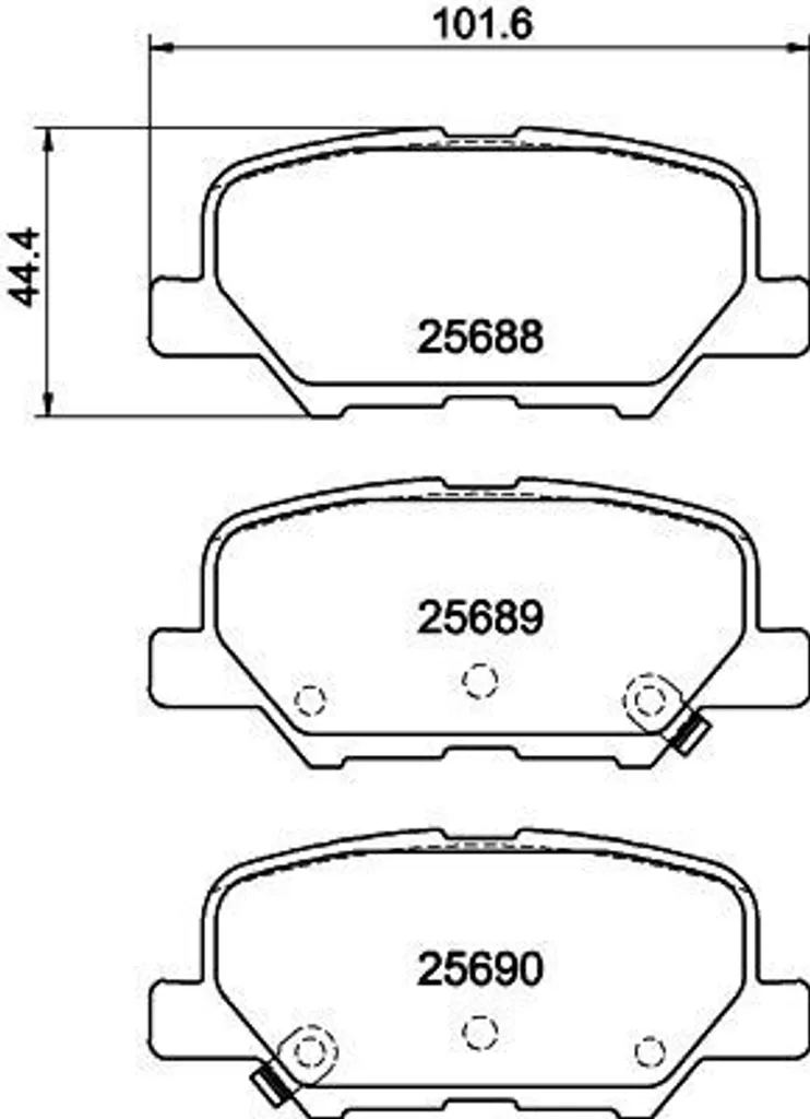 Plaquettes de frein HELLA 8DB 355 020-291 pour C4 Aircross et Peugeot 4008