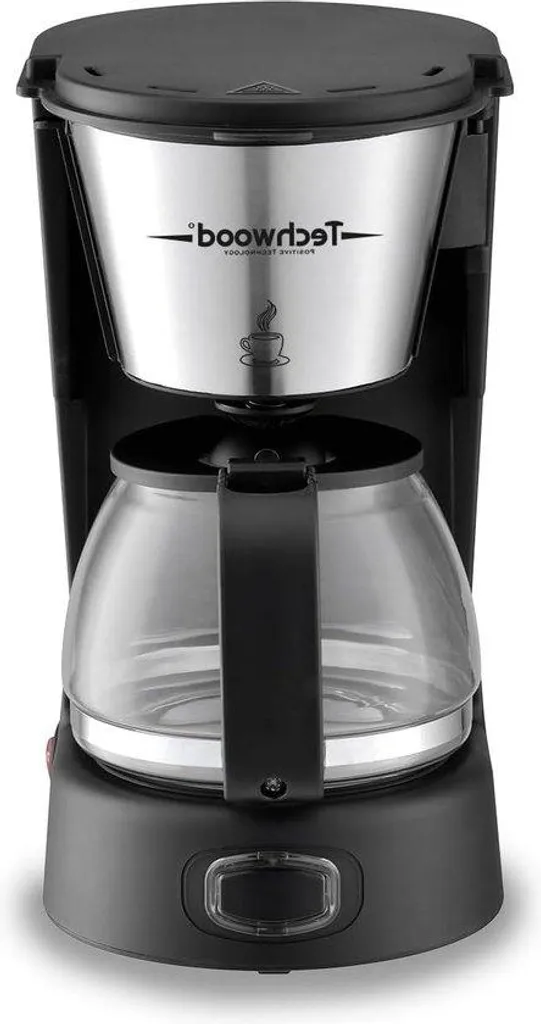 Cafetière filtre classique 750 ml pour 8 tasses, noir intense et inox