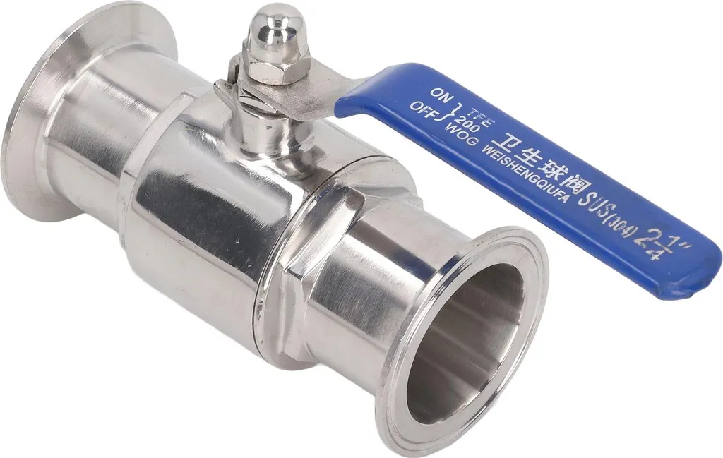 Raccord rapide robinet boisseau sphérique 63 mm inox 304 pour tuyauterie
