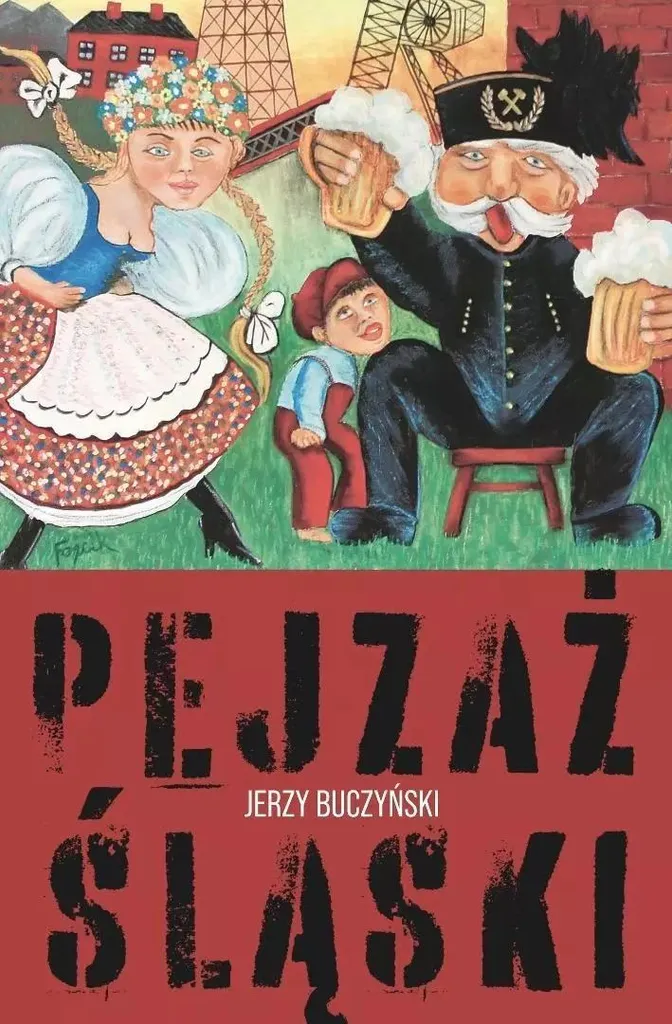 Paysage de Silésie Authentique - Toile Artisanale en Couleurs Nature