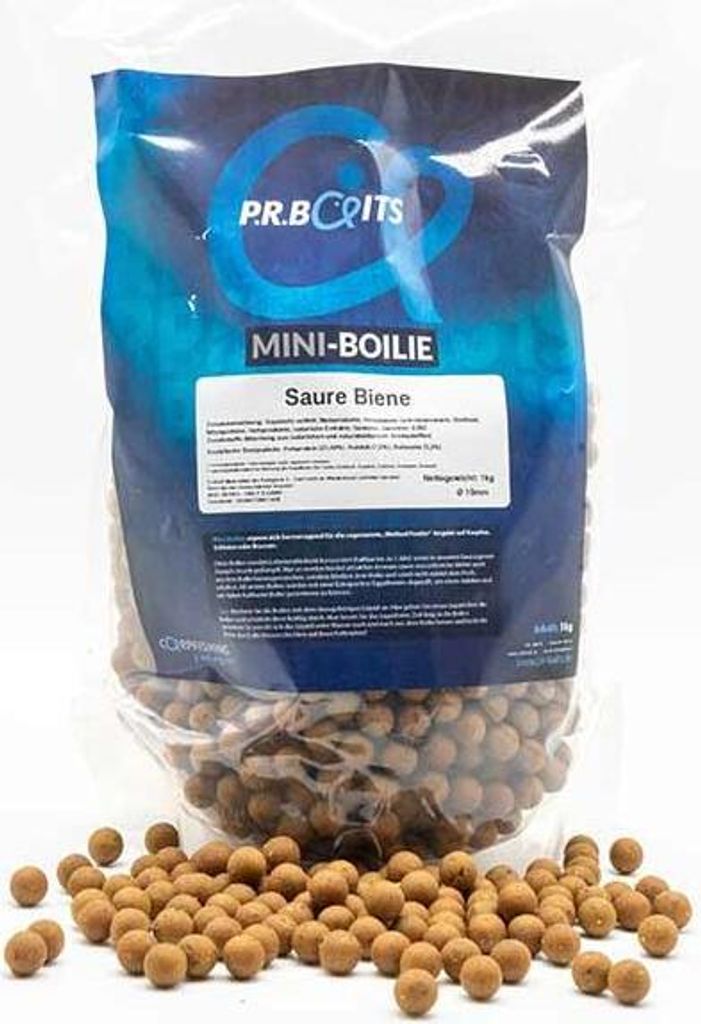 P.R. Baits Mini-Boilies 1 kg 10 mm Saure Biene