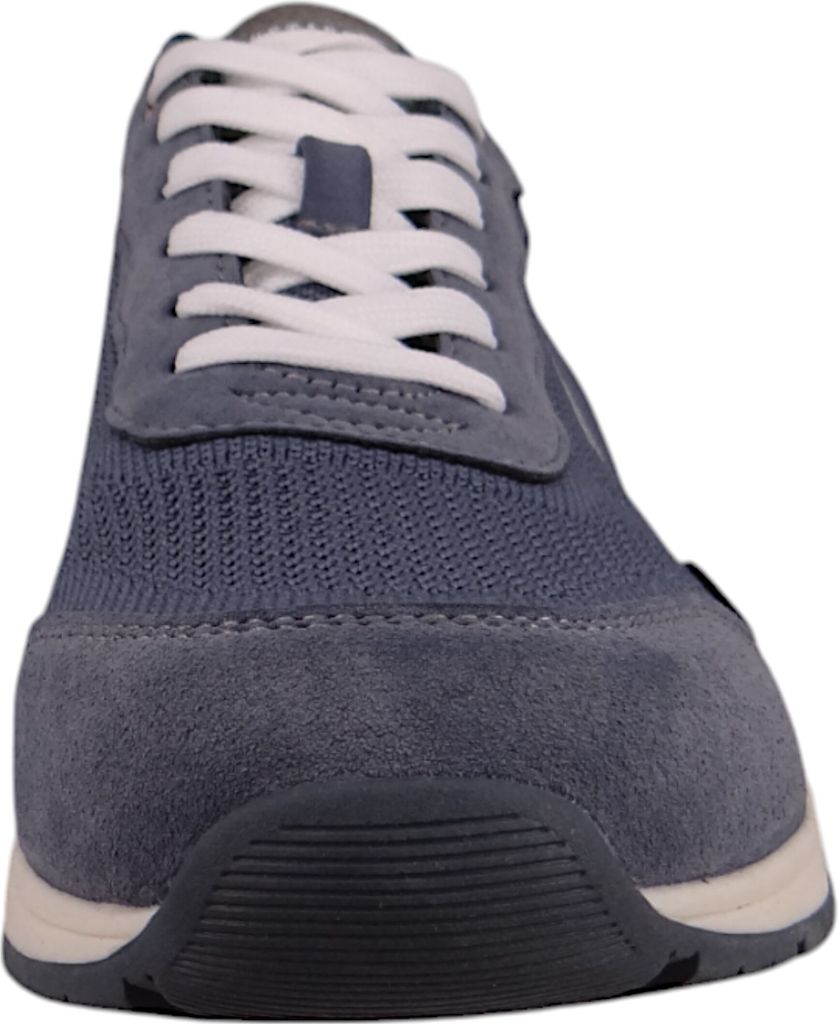 MUSTANG Herren High Top Sneaker – Mit Seitlichem Reißverschluss, Blau, EU 43, Aus Kunstleder, Weiches Innenfutter
