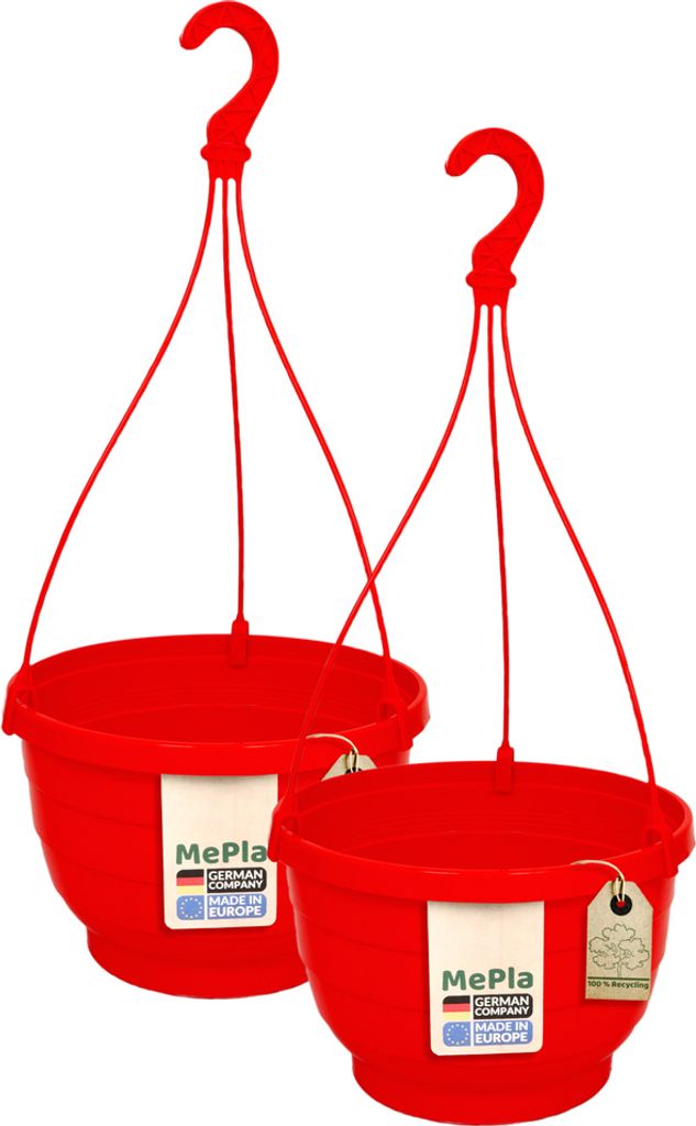 MePla - 2 Stück - Ampel Komet 25 rot Produktbild 