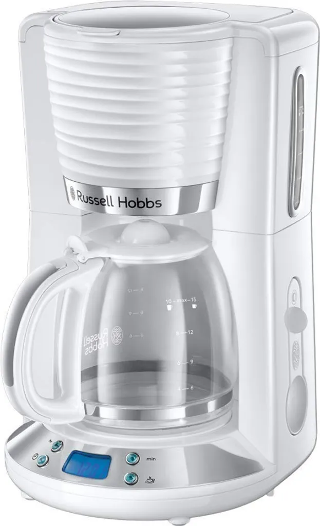 Russell Hobbs Inspire Machine à Café Automatique 1100W 10 Tasses Blanc