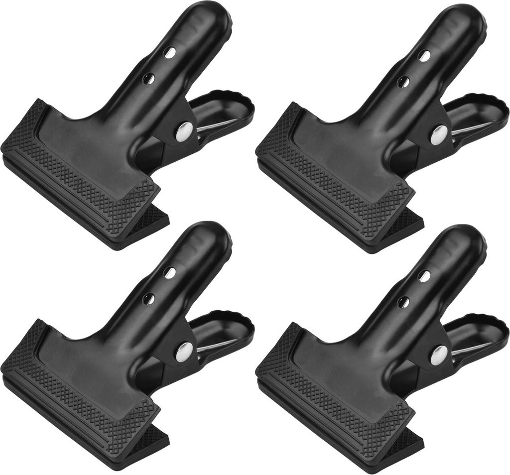 ZAICOLER Backdrop -Clips, Metallclip fr Hintergrundklemme Schwere Klemme fr Papier mit Robusten 10,8 Cm Langen 5 Cm -?ffnungsbreite Gummi Klemmen f...
