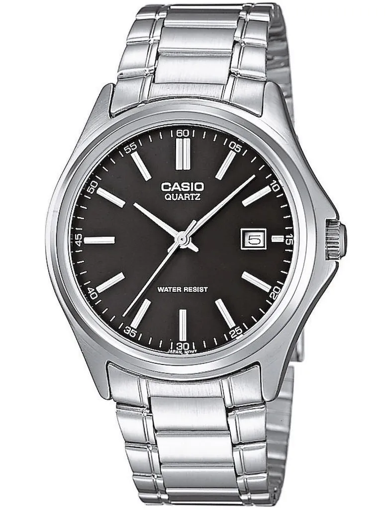 Montre Homme Casio-Collection MTP-1183PA-1AEF Argentée et Cadran Noir