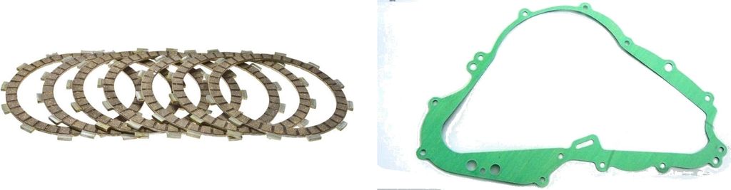 Kupplung Reibscheiben und Dichtung für Aprilia Pegaso 650 ie Baujahr 2001-2004 - Neu