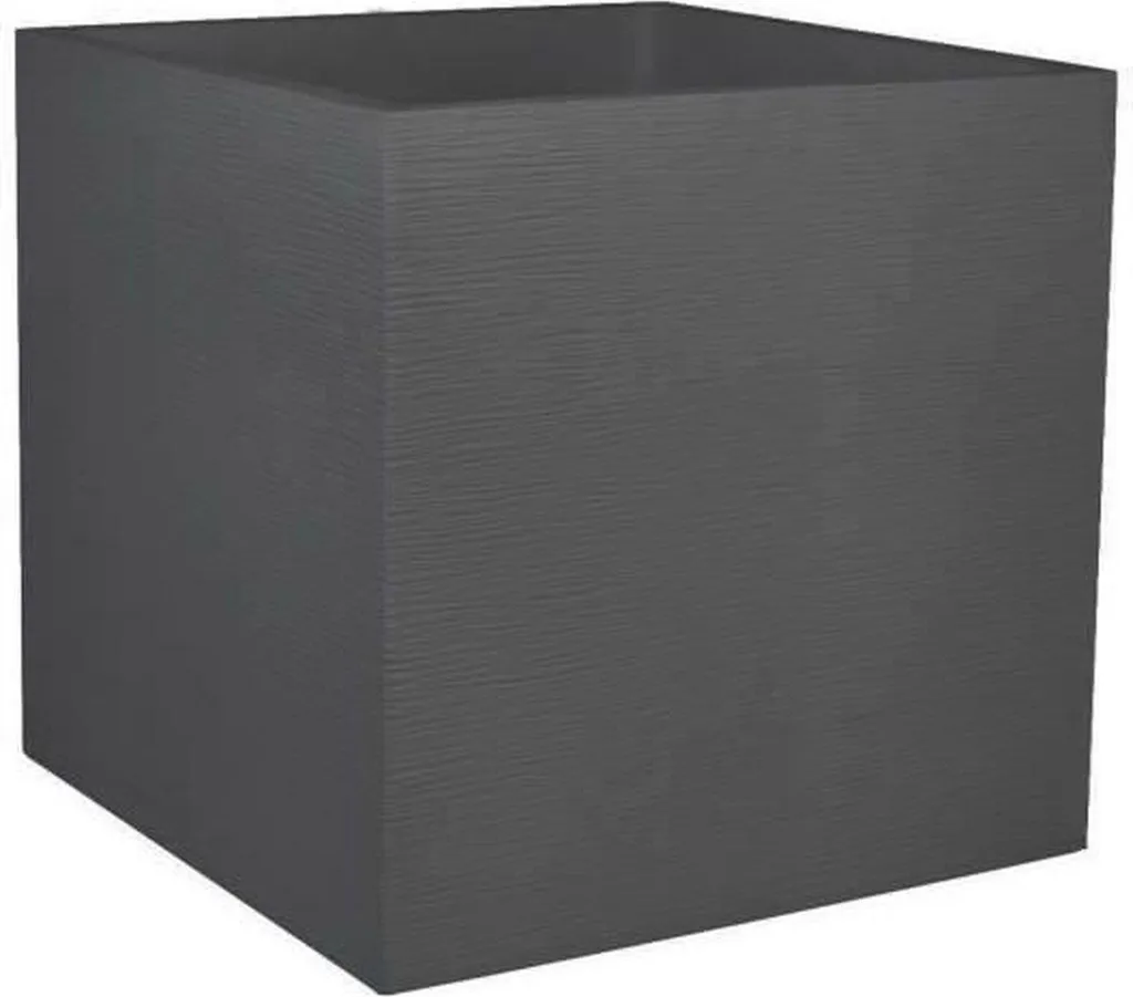 Pot de fleur 50cm Graphit 57L EDA idéal pour arbustes et grandes plantes