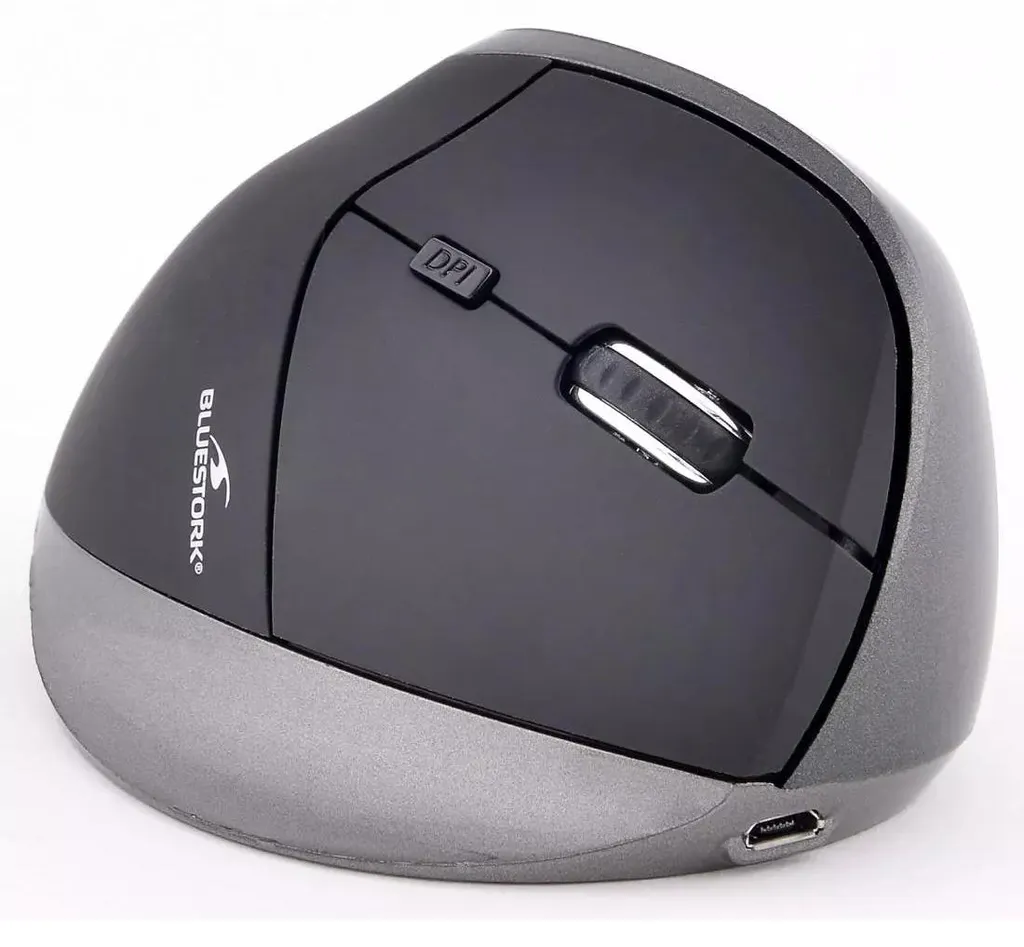 Souris Verticale Ergonomique Bluestork Rechargeable avec Micro USB PC