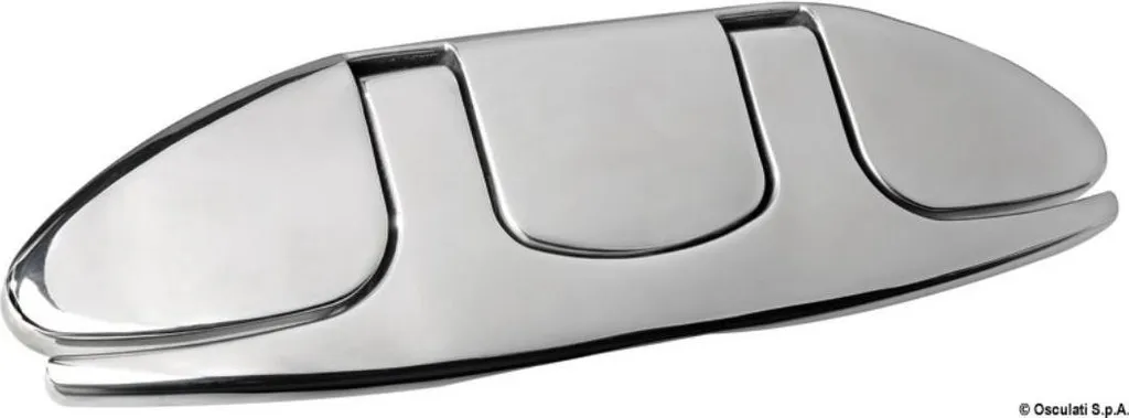 Taquet d'amarrage escamotable en inox 316 poli 172mm Osculati 40.142