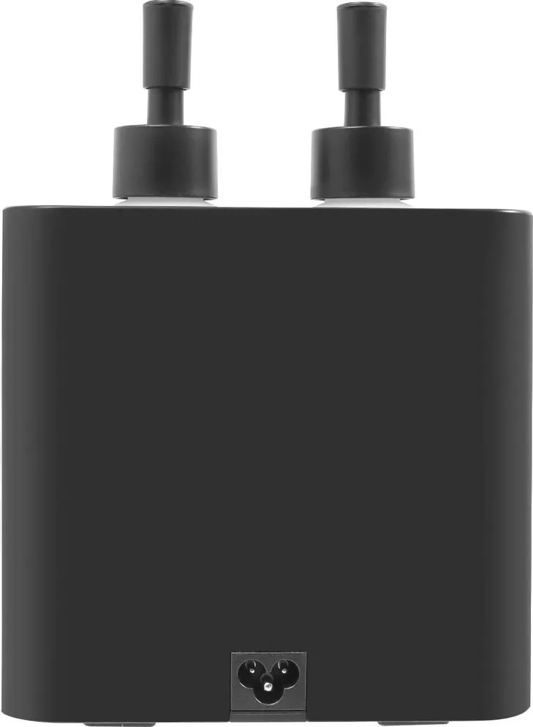 Chauffe-huile de massage double bouteille 100W noir avec écran LED