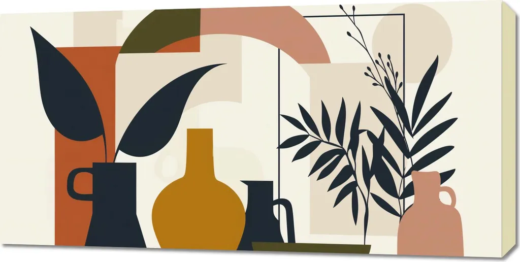 Quadro Moderno 100x50 | Arredamento Parete Forma dello Stile