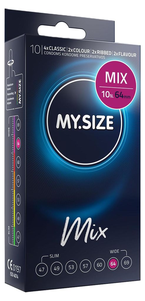 My.Size Mix Preservativi misura 6, 64 mm, confezione Immagine del prodotto 