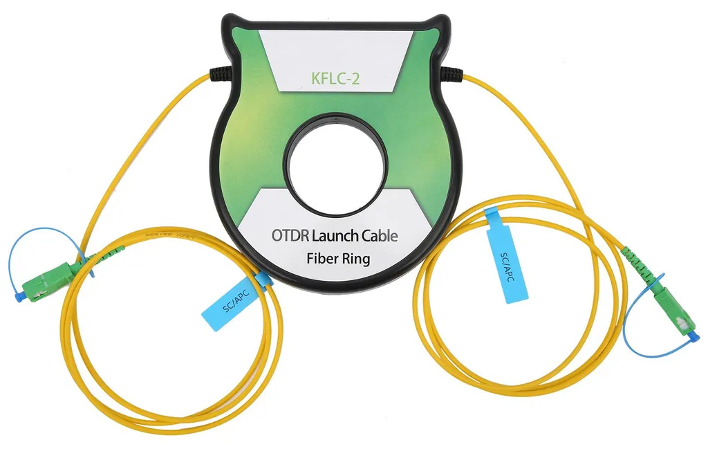 Câble de raccordement OTDR monomode 9/125um OS2 500m SC/APC à SC/APC