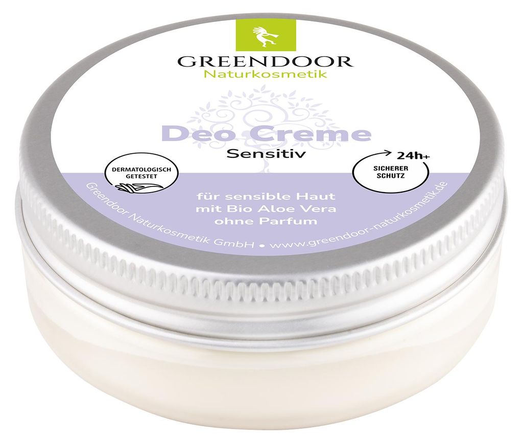 GREENDOOR Deo Creme Sensitiv, parfumfreies Deodorant Produktbild 