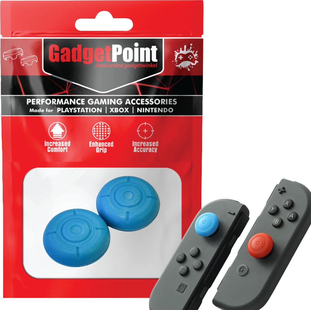 Thumbgrips - Thumb Grips voor Nintendo Switch Joy-Con Controllers - Gaming Thumbgrips - Performance Anti-Slip Thumbsticks - Bescherming Accessoires...