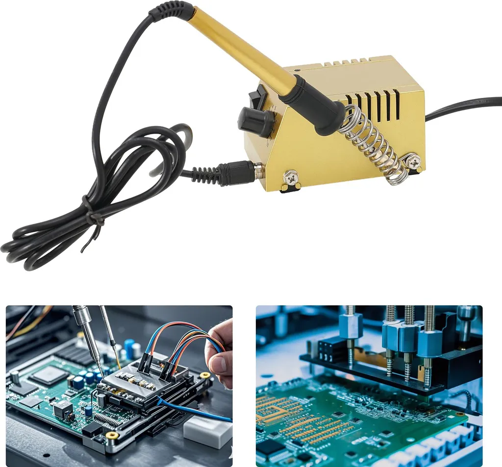 Poste à souder compact réglable 60W pour électronique et modélisme RC - 2