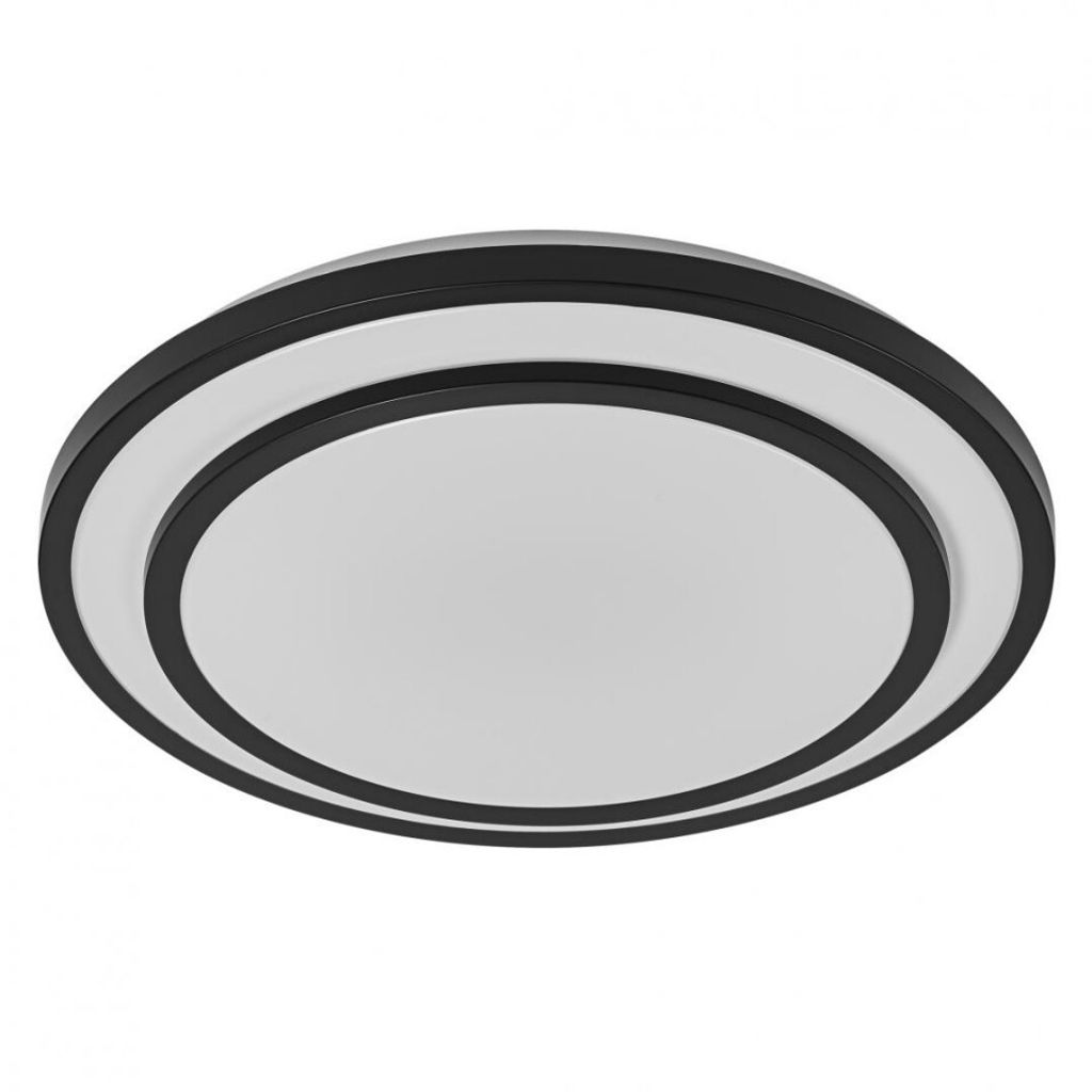 LEDVANCE ORBIS BERLIN LED-Deckenleuchte 390mm, schwarz, 24W, 2700lm, warmweie Lichtfarbe, sehr homogene Lichtverteilung, lange Lebensdauer, fest ve...