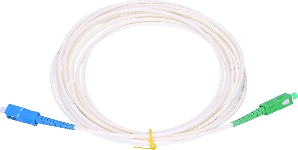 Extralink SC/UPC-SC/APC Patchkabel Patchcord Kabel Netzwerkkabel LSZH, Einzelmodus, Simplex, G.657B3, 3 mm, Easy Flex, 15 m