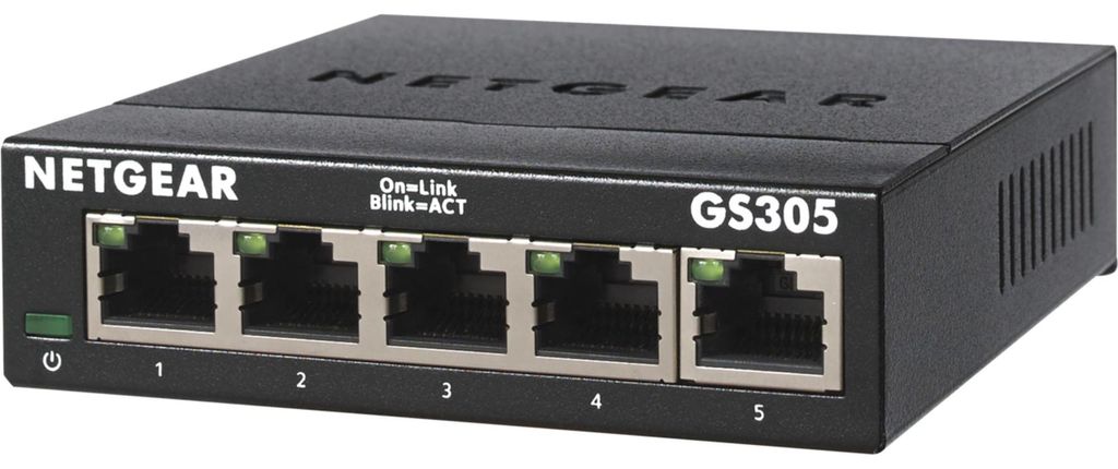 Netgear GS305-300PES Switch NETGEAR  5x GE GS305-300PES Image du produit 