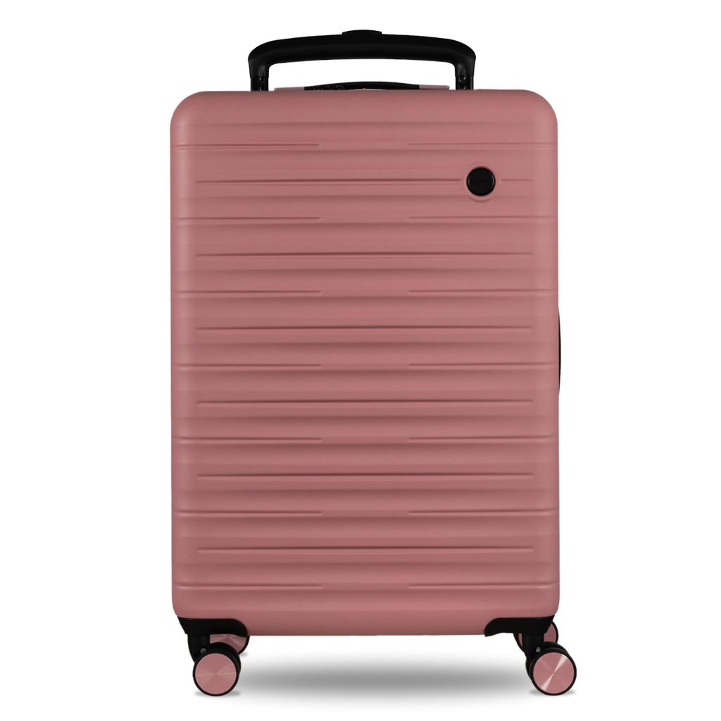 COCOONO Emotion Koffer FROZEN PINK - MITTELGROß 66L Premium Trolley – Stilvoller Reisekoffer mit Rollen – TSA-Schloss - Hartschalen Trolley