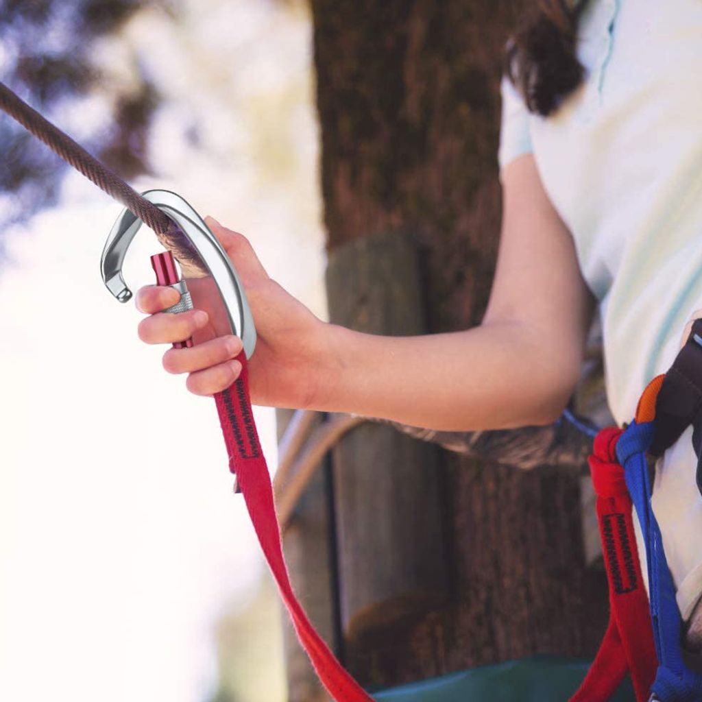 welltop Karabiner, Kletterkarabiner Karabinerhaken aus Produktbild 3