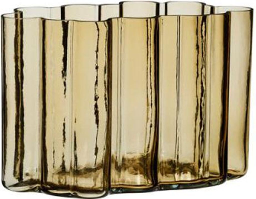 Hübsch Vase UMBER bernstein | 30x16x20cm