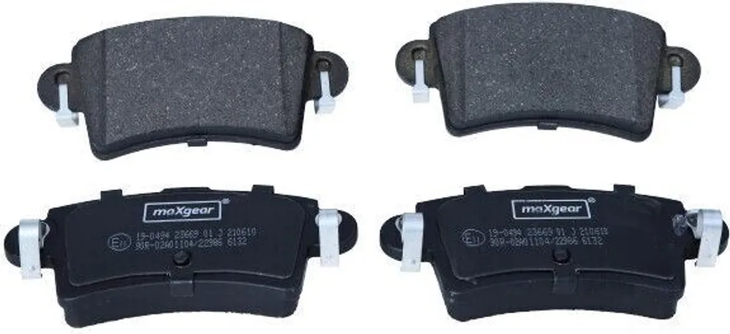 Jeu de 4 plaquettes de frein arrière pour utilitaire Movano X70 Maxgear