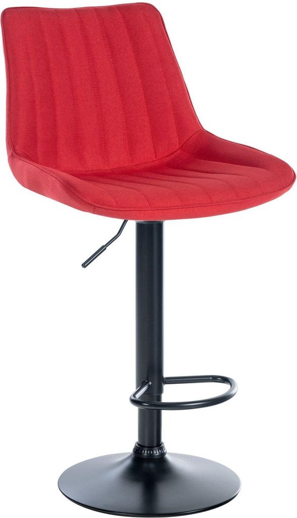 Stoff-Barhocker – Hocker – 360° drehbarer Sitz, höhenverstellbar