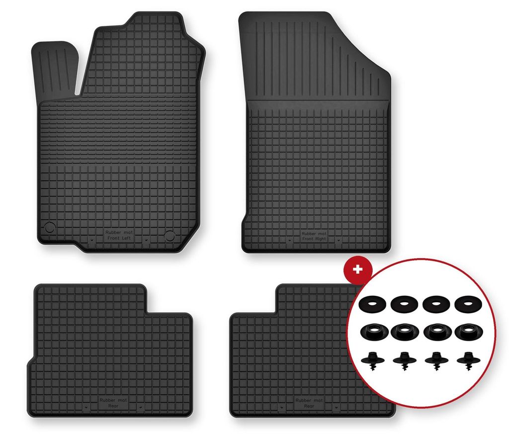 Dywaniki gumowe do Hyundai ix20 2010-2018 (minivan) – 4 Zdjęcie produktu 