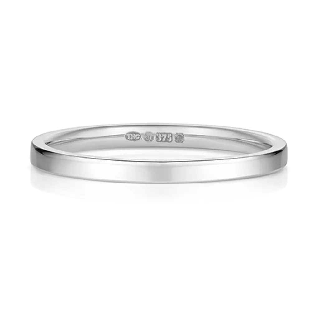 Alliance Fine 1,7mm Or Blanc Confort : Finies les Bagues Trop Lourdes