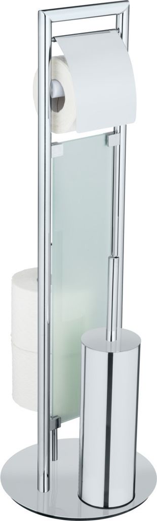WENKO Stand WC Garnitur Toilettenpapierhalter Produktbild 