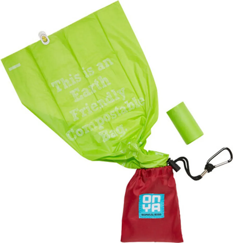 Dispenser Sacchetti Cani Onya Chili Red | Accessorio Urban Chic