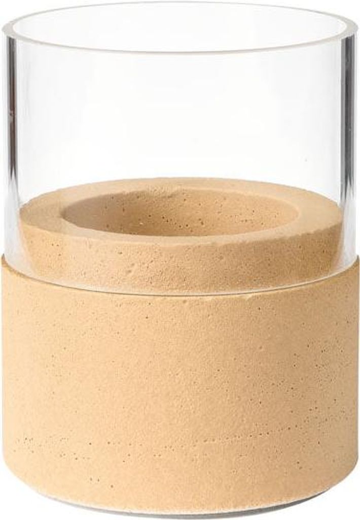 Duni 192648 Kerzenständer Glas Sand