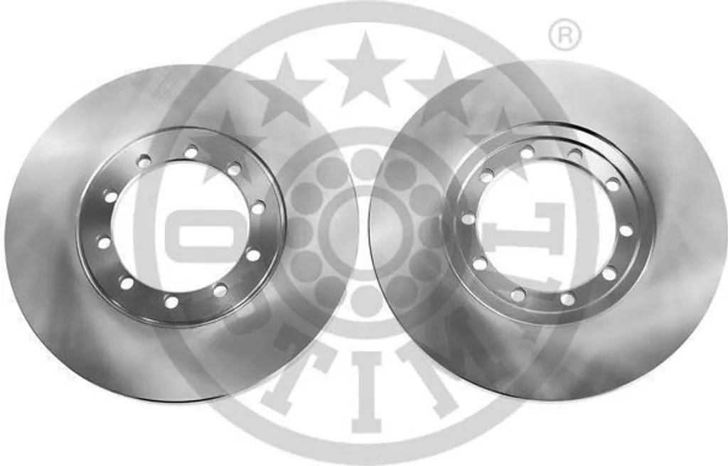 Paire de Disques de Frein Arrière Pleins pour Utilitaire Ford Transit 7