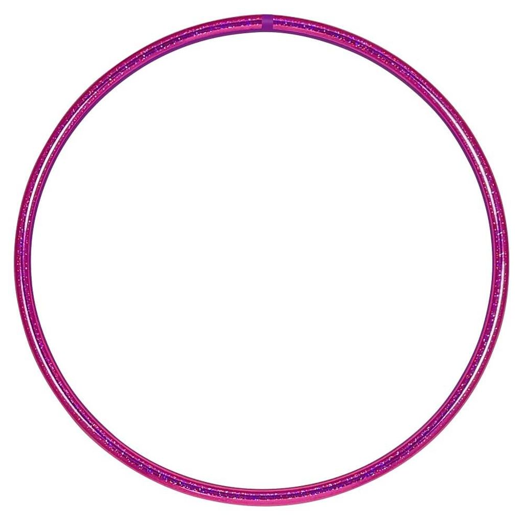 Hula-hoop z brokatem, Ø90 cm, różowy Zdjęcie produktu 