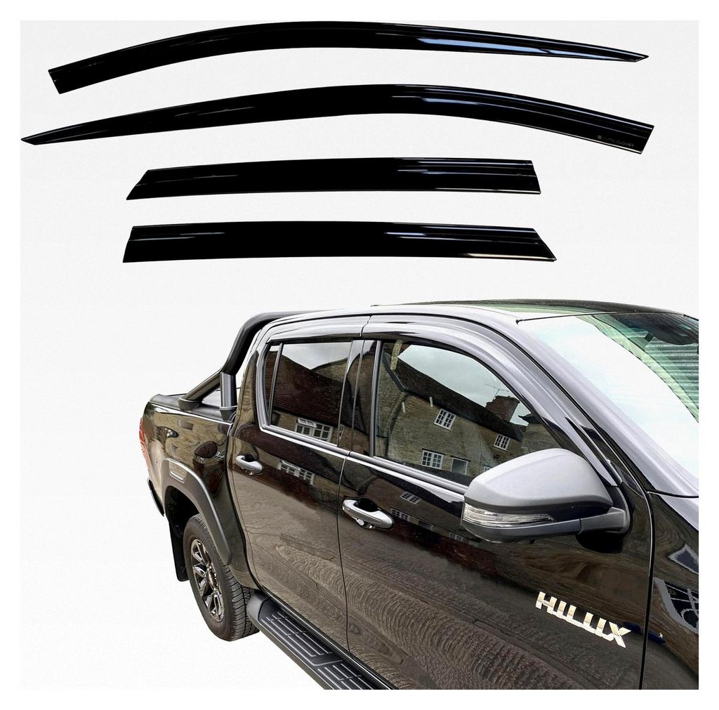 Windabweiser Set für Toyota Hilux 2016+ Double Cab (4-teilig)