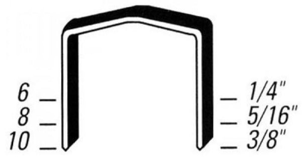 BOSTITCH Heftklammern STCR5019, 6 mm, Inhalt: 5.000 Stck Image du produit 