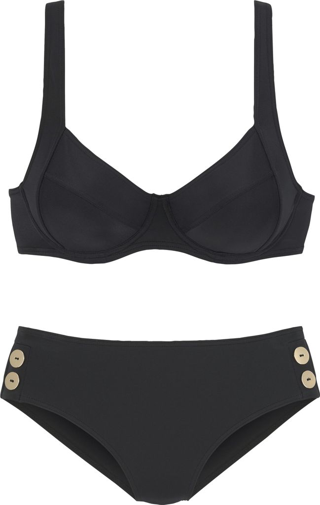VIVANCE Bügel-Bikini schwarz Größe 46 Cup G