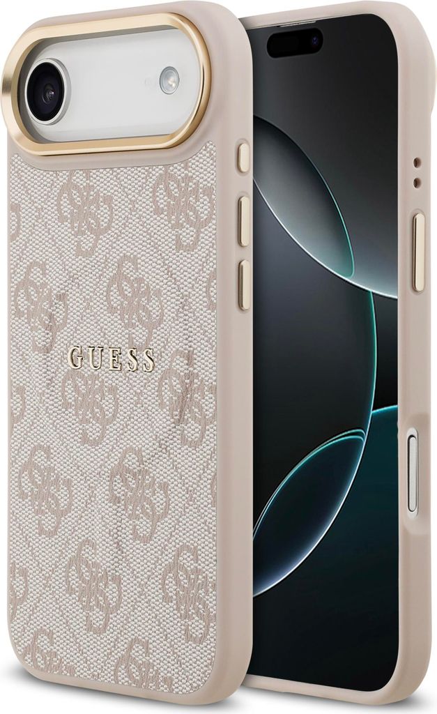 GUESS case passend für IPHONE 17 Air kompatibel mit MagSafe GUHMP17MP4MSEGCP (PU 4G W/ Classic) pink