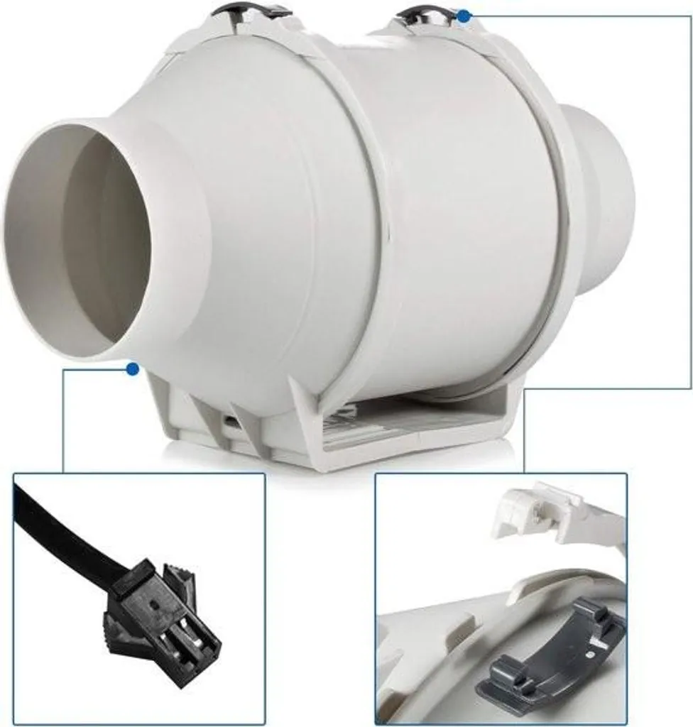 Solution anti-humidité : ventilateur 150 mm 530 m³/h avec Smart Switch